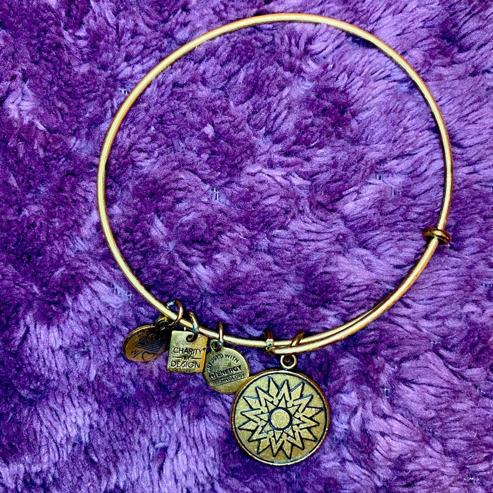 🌟Alex and Ani Gold Starburst Star Bangle Bracelet